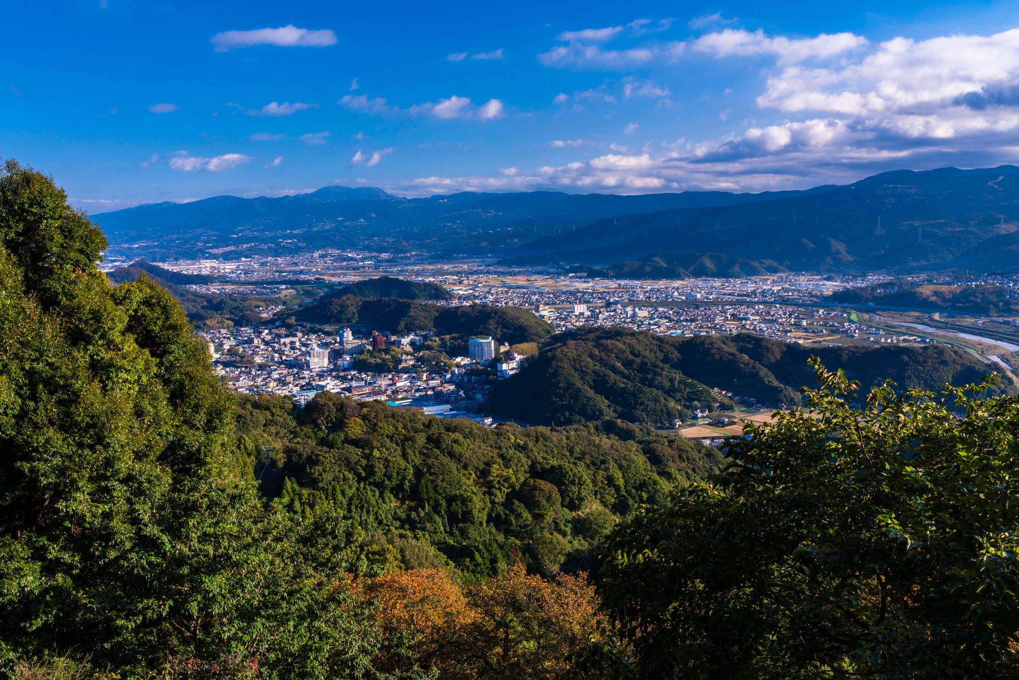 伊豆の国市から見た田方平野